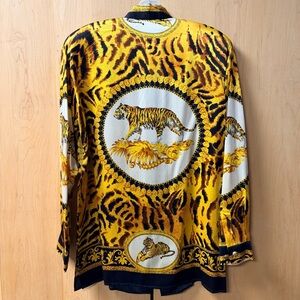 90s silk Paolo Santino silk blouse